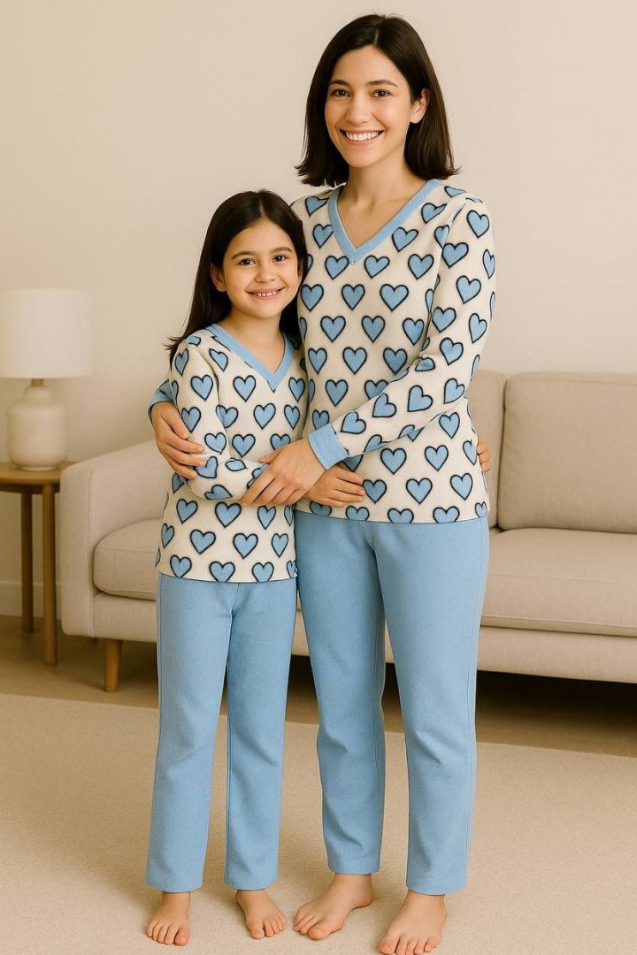 Теплая детская пижама LSA-754A450