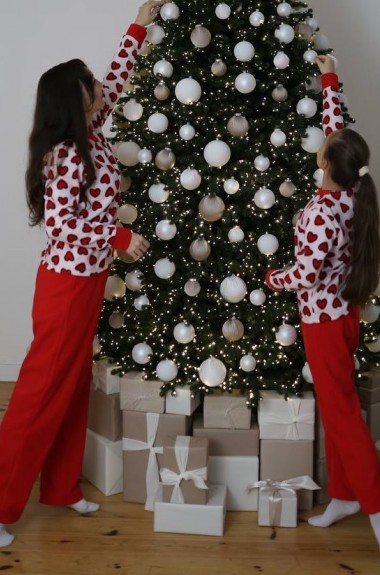 Теплая детская пижама LSA-754A450