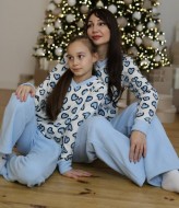 Теплая детская пижама LSA-754A450