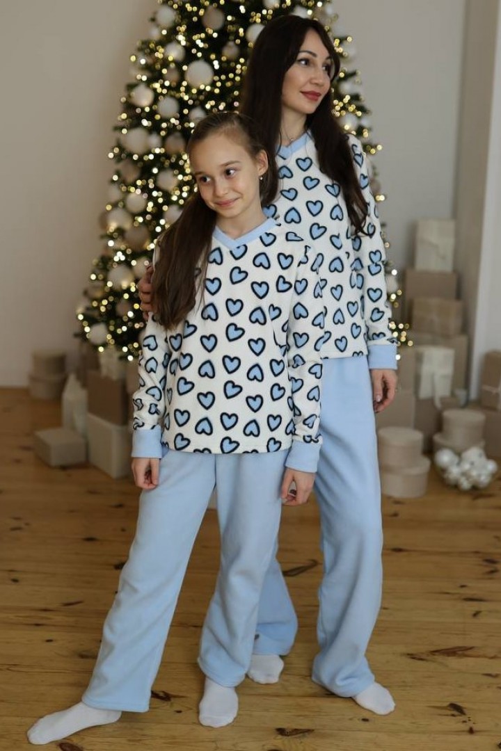 Теплая детская пижама LSA-754A450