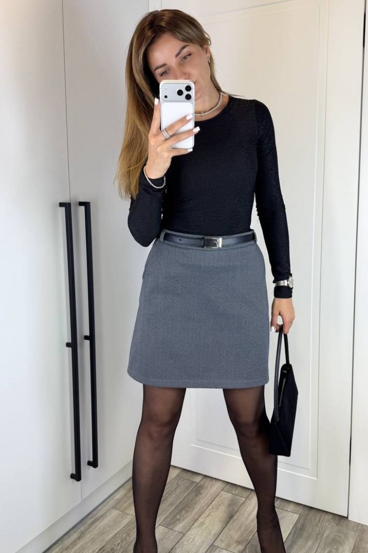 Женская шерстяная юбка KG-926A300