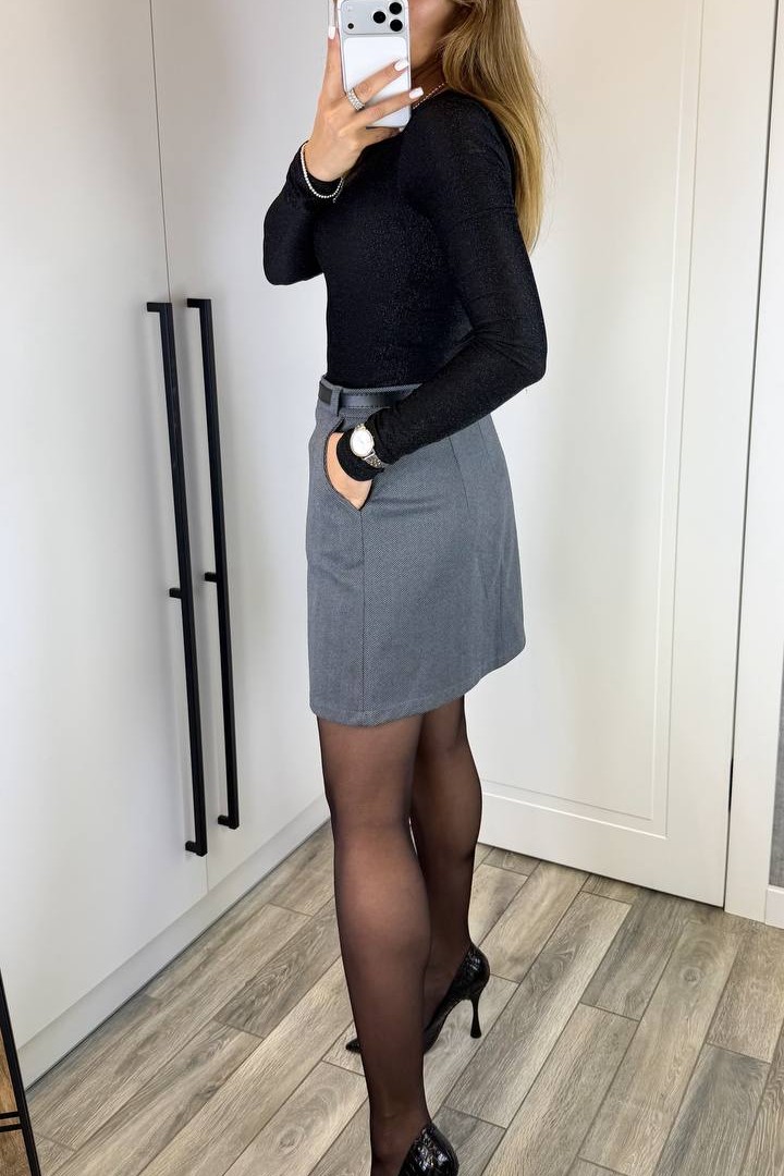 Женская шерстяная юбка KG-926A300