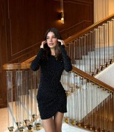 Платье с пайеткой IN-775A490