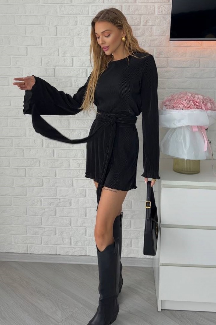 Платье с поясом ATE-087A510