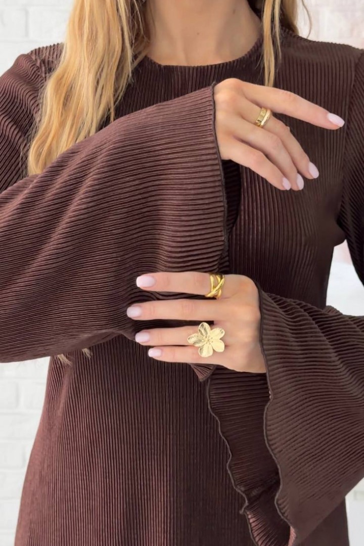 Платье с поясом ATE-087A510