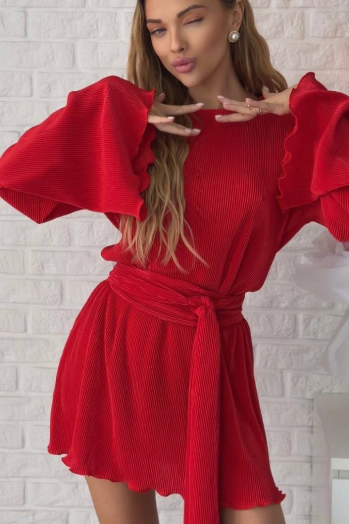 Платье с поясом ATE-087A510