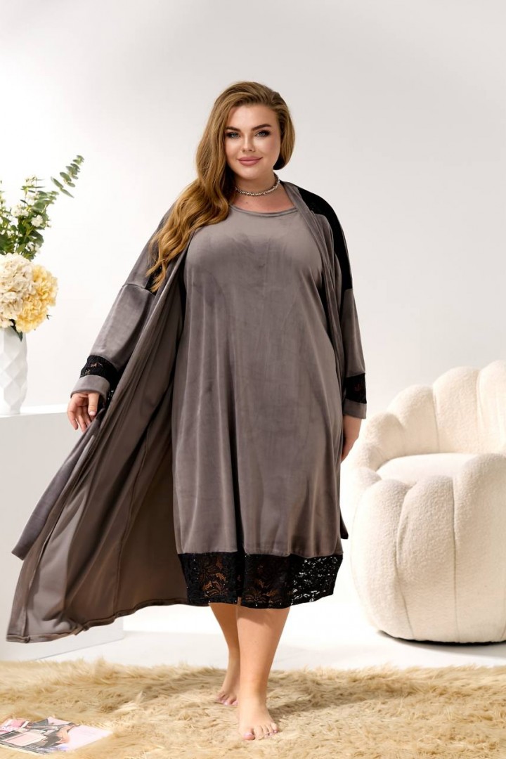 Комплект: халат + рубашка NU-1497A21