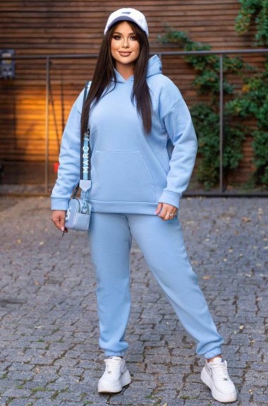 Повседневный трикотажный теплый костюм MD-225A349 Повседневный трикотажный теплый костюм MD-225A349