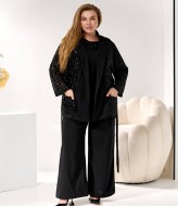 Костюм 3-ка жакет, майка и брюки MOV-289A1100