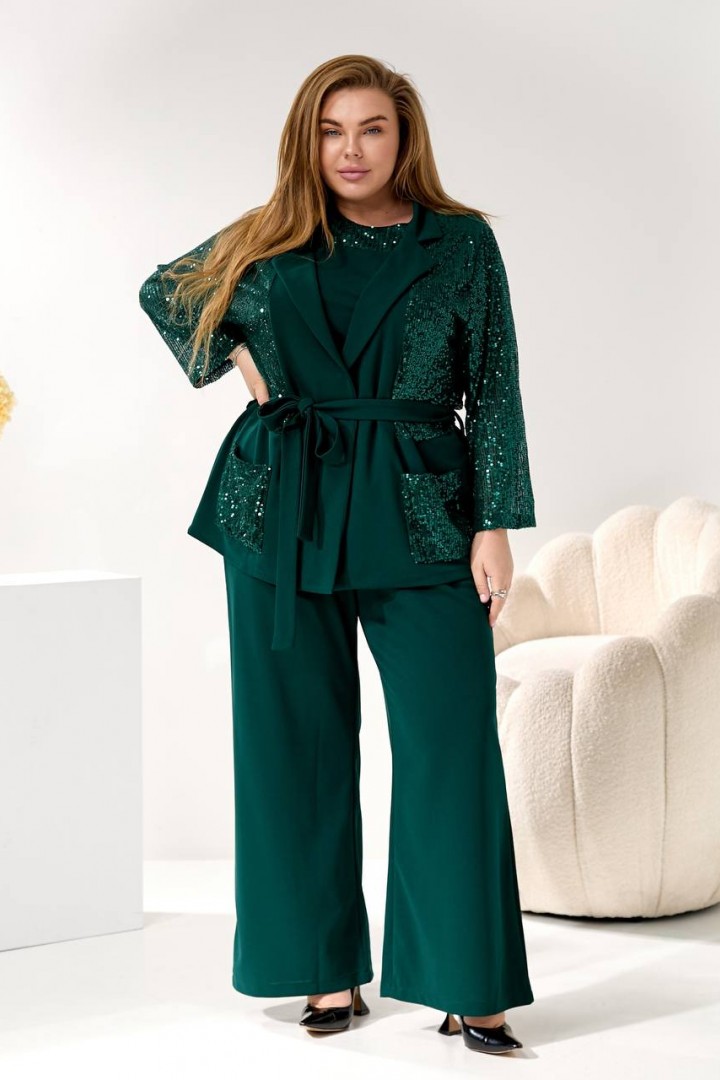 Костюм 3-ка жакет, майка и брюки MOV-289A1100