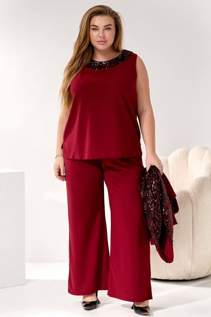 Костюм 3-ка жакет, майка и брюки MOV-289A1100