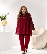 Элегантный костюм-тройка с блеском MOV-273A880