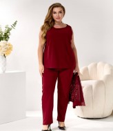 Элегантный костюм-тройка с блеском MOV-273A880