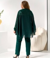 Элегантный костюм-тройка с блеском MOV-273A880