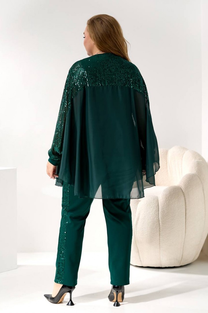 Элегантный костюм-тройка с блеском MOV-273A880