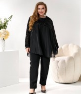 Элегантный костюм-тройка с блеском MOV-273A880