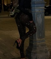 Нарядные лосины с пайетками LK-366A550