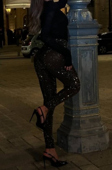 Нарядные лосины с пайетками LK-366A550