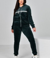 Велюровый спортивный костюм со стразами NJ-OYO-1041.543A1650