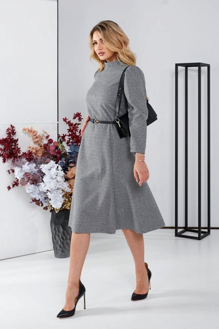 Платье с воротником стойка GOL-1875A880