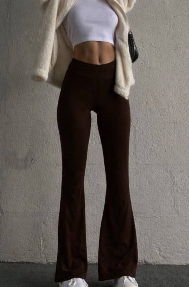 Брюки клеш в рубчик DMP-A177A230