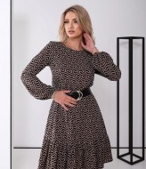 Сукня з воланом GOL-1958A800