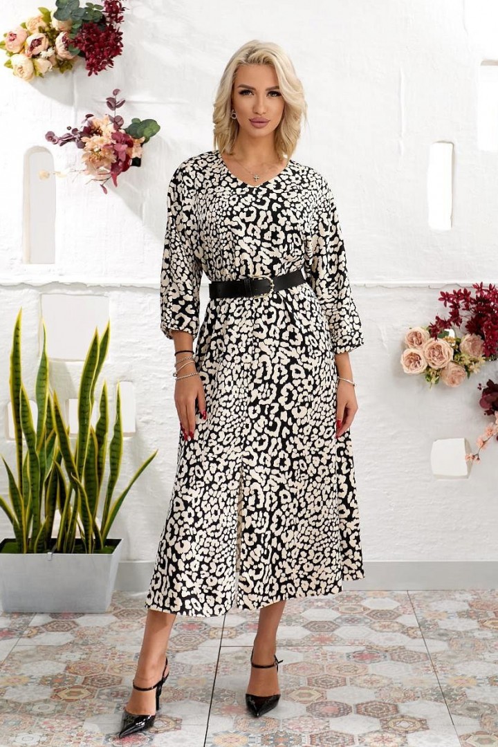 Шелковое платье GOL-2069A950