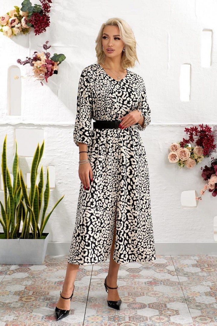 Шелковое платье GOL-2069A950