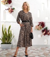 Шелковое платье GOL-2069A950