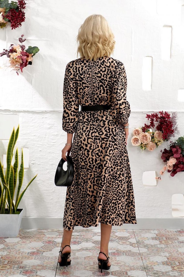 Шелковое платье GOL-2069A950