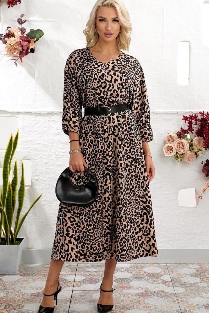 Шелковое платье GOL-2069A950