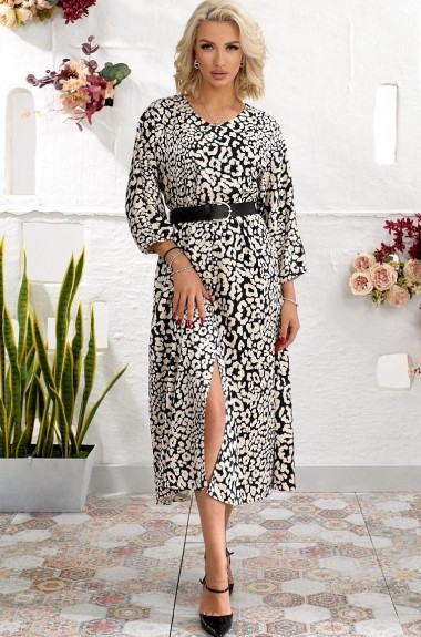 Шелковое платье GOL-2069A950