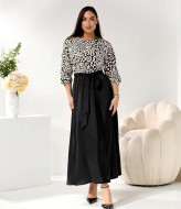 Комбинированное платье GOL-2091A1200