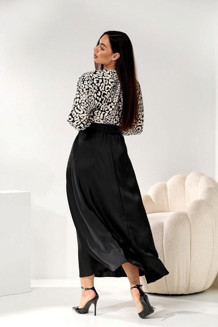 Комбинированное платье GOL-2091A1200