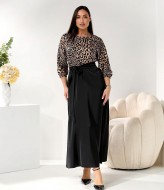 Комбинированное платье GOL-2091A1200