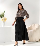 Комбинированное платье GOL-2091A1200