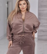 Велюровий костюм кофта і штани VLT-954A900