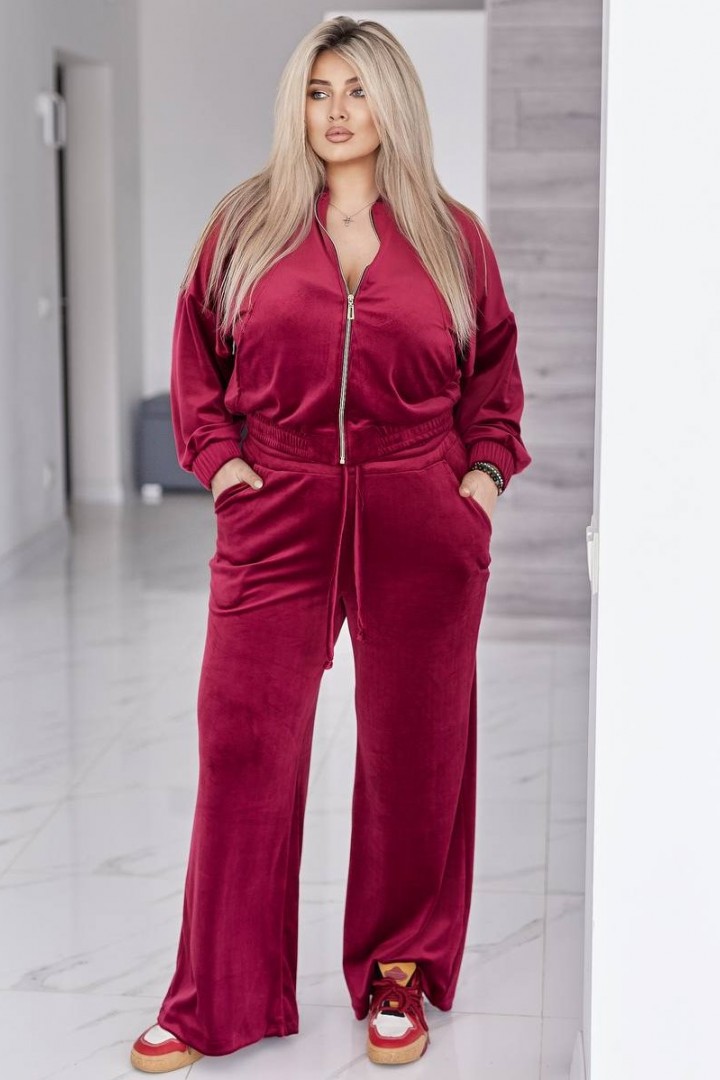 Велюровий костюм кофта і штани VLT-954A900