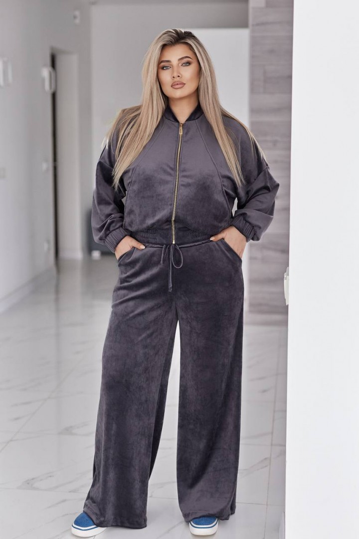 Велюровий костюм кофта і штани VLT-954A900