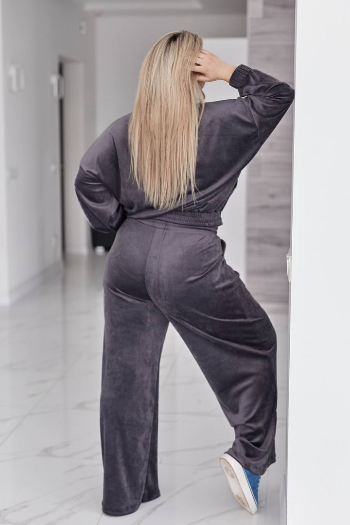 Велюровий костюм кофта і штани VLT-954A900