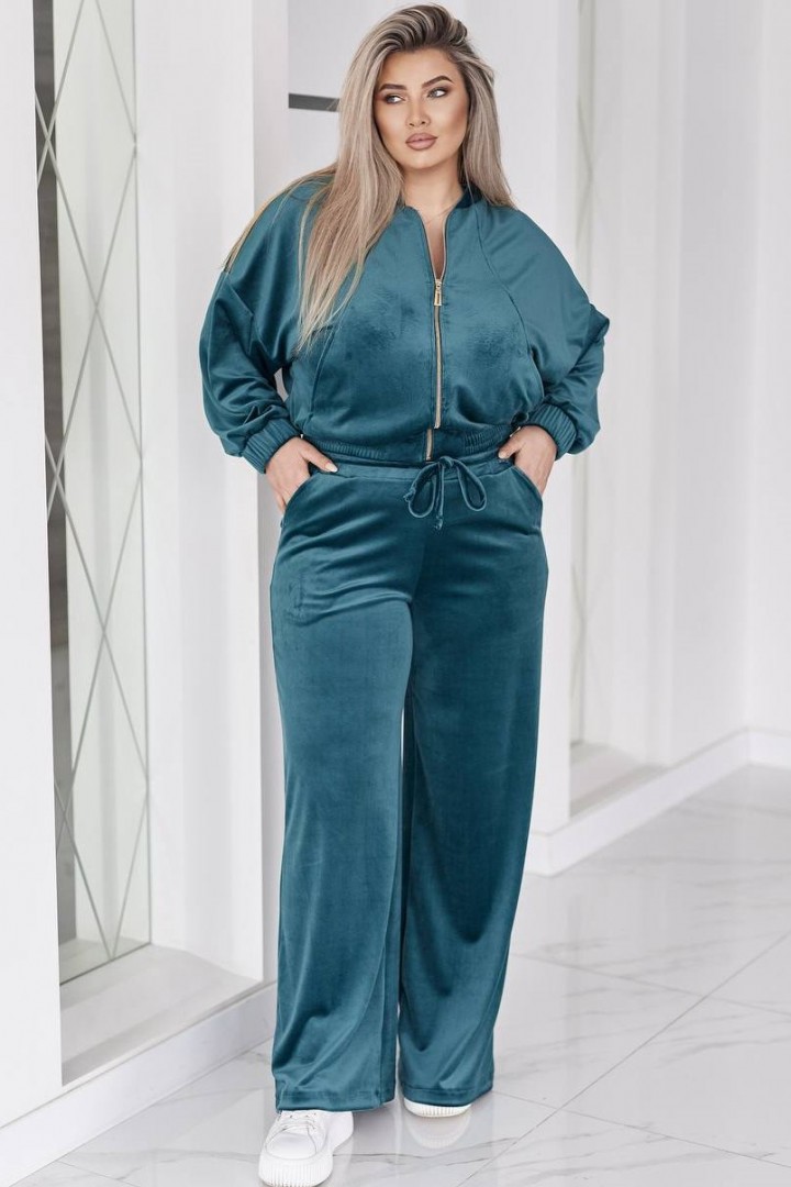 Велюровий костюм кофта і штани VLT-954A900