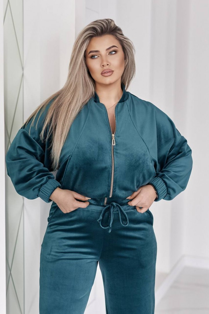 Велюровий костюм кофта і штани VLT-954A900