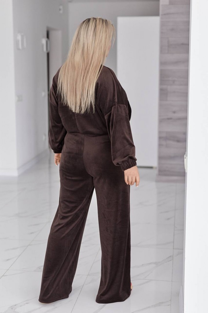 Велюровий костюм кофта і штани VLT-954A900