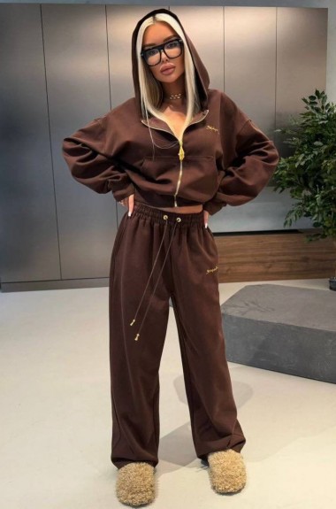 Костюм 2-ка худі на блискавці і штани IMMA-443A630