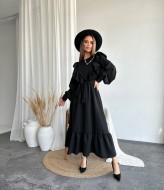 Платье рюшами IMMA-108A520