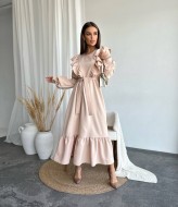 Платье рюшами IMMA-108A520