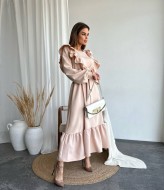 Платье рюшами IMMA-108A520