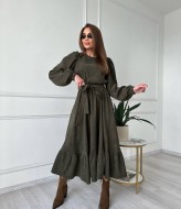 Платье вельвет IMMA-101A520