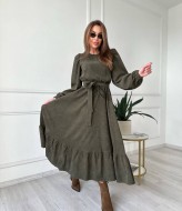 Платье вельвет IMMA-101A520