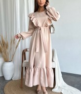 Платье рюшами IMMA-108A520